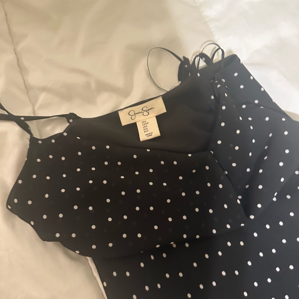 Aritzia Black and White Asymmetrical Cocktail Dress - Picture 4 of 4